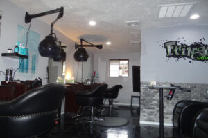 inside view of the hair salon